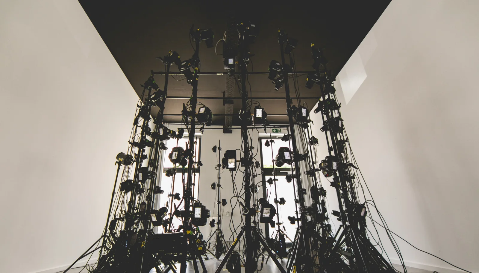 Motion capture and 3D scanning rig studio at Mimic VFX.